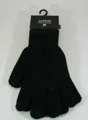 Alfani Men's Touch Screen Space-Dyed Gloves Black One Size