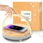 Bedside Lamps with Wireless Charger for Bedroom, Touch Modern 3 Level Dimmable