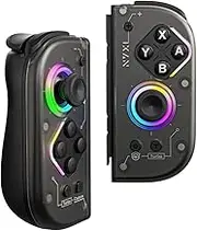 NYXI Hyperion 2 Wireless Joy-Pad for SwitchLCD/OLED/Lite, Hall Effect Joystick, Mechanical Microswitches Buttons & Triggers, RGB Light, Removable Magnetic Cover, Turbo, Vibration, Mppable Buttons