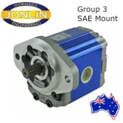 Hydraulic Gear Pump Group 3 SAE B Mount 7/8" 13 Tooth Shaft 14.9CC - 86.9CC BSPP