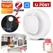 Smart Smoke Detector Fire Alarm Sensor Wireless Interconnected Tuya Zigbee APP