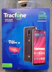 NEW BLU View 2 LTE 4G - 32GB 2GB - Black (TracFone Locked) Smartphone