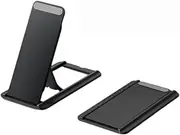 Perfect iPad Stand Holder, Multi-Angle Portable Stand for iPad Tablet, Essential Travel Accessories, Adjustable Portable Monitor Stand Tablet Holder, Perfect for Kindle/Galaxy Tab/Other, Black