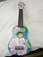 Hand-painted Ukulele - 21" acrylic sealed - one of a kind - * Great Gift*