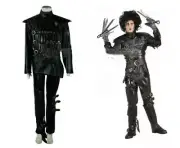 Johnny Depp As Edward Scissorhands Cosplay Costume For Halloween Custom Made