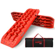 X-BULL Recovery tracks Sand tracks 2pcs 10T Sand / Snow / Mud 4WD Gen 3.0 - Red