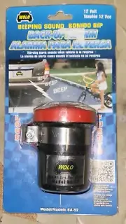 Wolo BA-52 Backup Alarm Back-Up Alarm- With "Beep, Beep" Sound 12-Volt