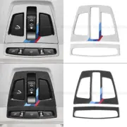 Alcantara Front Reading Light Lamp Cover Trim Fit For BMW X1 X5 X6 F20 F30 F32