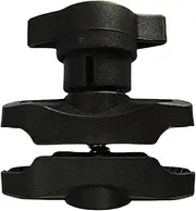 Motorcycle Handlebar Clamp Mount Base | Ball Head Clamp Mount Base for Cycling - Alloy Support 360-Degree Rotation for Urban Road Mountain Riding