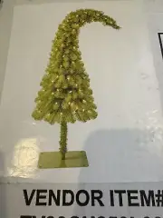 Hobby Lobby 3’ Led Bright Green Whimsical Tree 2024 The Grinch Christmas Tree
