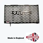 Suzuki DL1000 VStrom (14-20) Beowulf Black Radiator Guard - Made in UK S045PCB