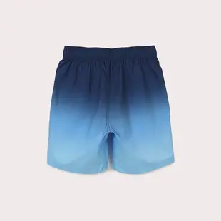 Hang Ten-男童-RELAXED FIT鬆緊腰頭漸層設計短褲-藍