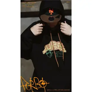 WODEN "Furbo9 Slogan Hoodie" | 黑