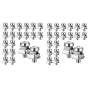 100 Sets M6 Rack Screws Set 20mm Screws and Cage Nuts Rack Mount Screws and5936