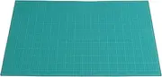 A1 Durable PVC Cutting Mat Self Healing Tool for Handmade DIY Craving Writing Green 23.6x35.4x0.1inch