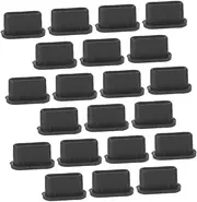 Type-c Plug for Phone 200pcs Silicone Dust Plug Port Protector Easy Install/disassemble for Mobile Devices