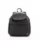 【TiDi】時尚素黑風衣布輕量背包(L款） 防潑水 媽媽包 後背包 親子背包 (9.5折)