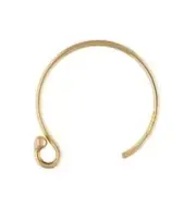 14k Gold Filled Circle Ball End Ear Wires #6203-3