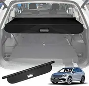 X-CAR Retractable Cargo Cover for Volkswagen VW Tiguan Allspace 2016-2024 Rear Rack Partition Shelter Canvas Trunk Luggage Security Shield Shade