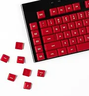 YMDK Solid Color Minimalist Style Keycaps PBT Material Low Profile Keycap Compatible with Logi G813 G815 G913 G915 tkl Mechanical Keyboard