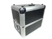 LASE 12" or LP Euro Style Half -Split Record Case Holds Up to 70 Vinyl Records