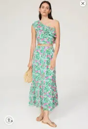 Lilly Pulitzer Kasida Ruffle Set Size 10
