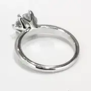 3 1/2 Carat Solitaire Round Cut Diamond Engagement Ring G/SI1 14K White Gold