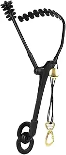 Perfeclan Saxophone Shoulder Harness Sax Shoulder Strap Professional Comfortable Adjustable Aluminum Saxophone Holder for Concert Stage, gold