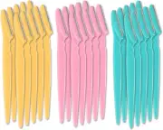 40Pcs Eyebrow Razors Multipurpose Exfoliating Dermaplaning Tool Face Razor an...