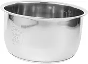 FONDOTIN Stainless Steel Inner Pot for Rice Cooker Replacement Compatible with Various Brands Easy to Clean Cooking Container Safe Metal Liner for Healthy Meals