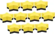 Angoily 10Pcs Whiteboard Erasers Star Shape Chalkboard Cleaners Portable Dry Erase Erasers for Classroom Home and Office Use Washable and