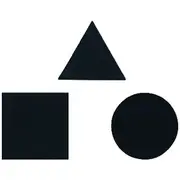 J.Burrows Magnetic Shapes 30 Pack Black
