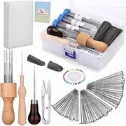 IMZAY Needle Felting Tools, Wool Felting Supplies, Needle Felting Kit with 60 Pcs Needles, Foam Mat, Wooden Handle, Scissors, Perfect for DIY Felting Wool Projects