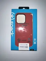 Speck iPhone 14 Pro Cell Phone Case Pink Gemshell Grip 150161-5085