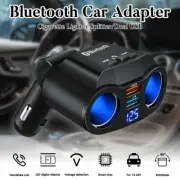 Car FM Transmitter Wireless Bluetooth 5.0 Handsfree MP3 Music Player Dual USB