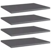 4pcs Bookshelf Boards Shelving Part Replacement Bookcase Shelf Panel Set 40x30cm