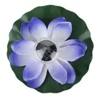 Solar Pond Pool Lights LED Color Changing Flower Waterproof Floating Lam
