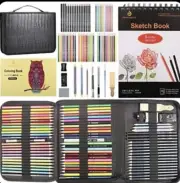 Drawing Kit, 78pcs Sketch Color Metallic Colored Watercolor 78 Piece Set