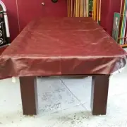 Heavy Duty FITTED Pool Snooker Billiards TABLE COVER - 7' - BURGUNDY