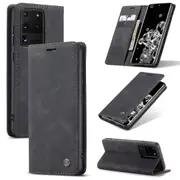CaseMe Samsung Galaxy S20 Ultra Classic Folio Case Cover G988 Skin [Black]