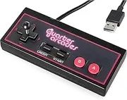 Quarter Arcades USB A Controller 1.5m Accessory for Mini Arcade Cabinet, Wired with Removable Thumbstick, Compatible with Other Devices