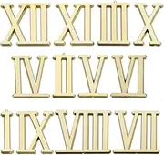 UPKOCH 2.3cm Clock Face Roman Numerals Precision Digital Clock Mechanism Elegant Electroplated Set
