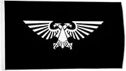 2but Imperium of Man Flag outdoor indoor 3x5ft banner (Black)