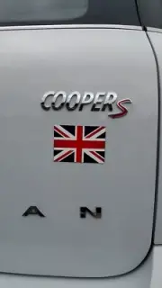 British Flag Union Jack Magnet Red White Blue for Mini Cooper Made in USA