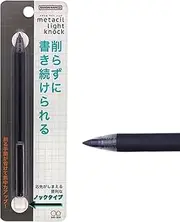 Sun-Star Stationery S4541995 Metal Pencil, Metasil, Knock, Black