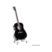 Karrera Electronic Acoustic Guitar 41in - Black