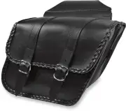 Wille & Max Braided Series Compact Slant Saddlebags (58707-20)