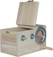 Parakeet Nesting Box Bird Nesting Box Parakeet Nest Box Breeding Box Parrots ...