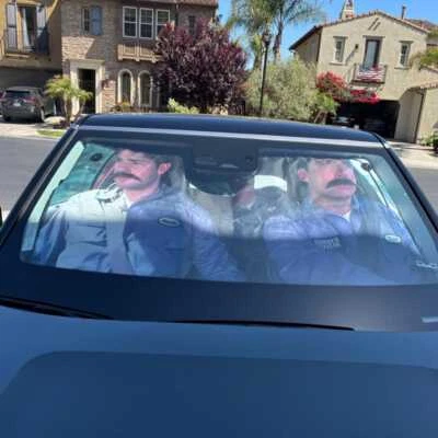 The Office Car Sun Shade | Funny Michael Scott & Dwight Windshield Cover