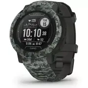 Garmin 010-02626-13 Instinct 2 Graphite 45mm GPS Smartwatch Camo Edition Watch